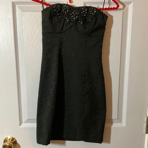 Free People Little Black Strapless Dress with Pizazz! 7